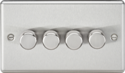 Rounded Edge 4G Dimmer Switch