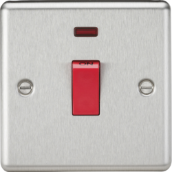 Rounded Edge 45A Cooker Switch