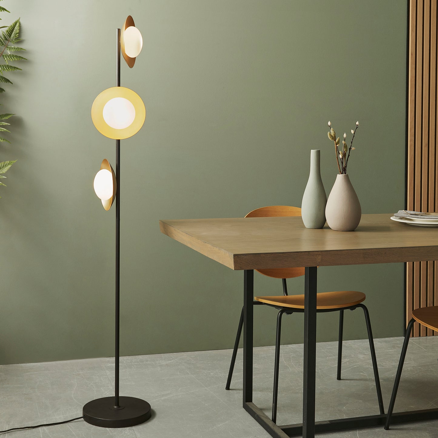 Network 3 Light Floor Lamp