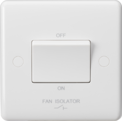 Curved Edge Fan Isolator Switch