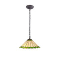 Luminosity Designs - 40cm 2 Light Chamber Tiffany Pendant Light, 2x E27 - Luminosity Designs Ltd