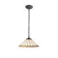 Luminosity Designs - 40cm 2 Light Chamber Tiffany Pendant Light, 2x E27 - Luminosity Designs Ltd