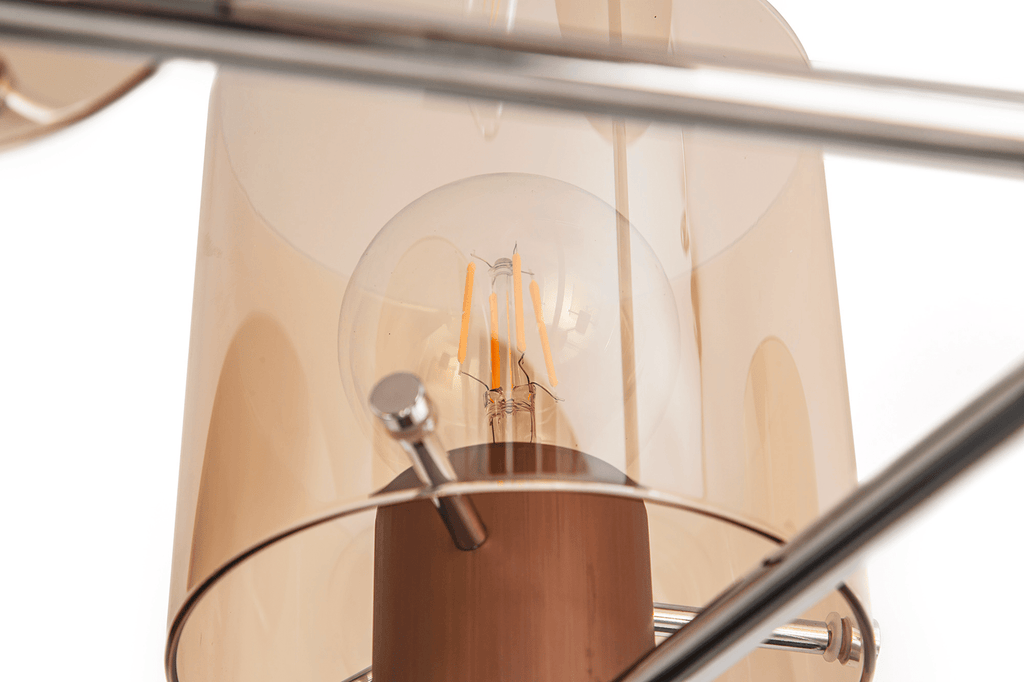 Luminosity Designs - 5 Light Fae Semi Flush Ceiling Fitting - Luminosity Designs Ltd