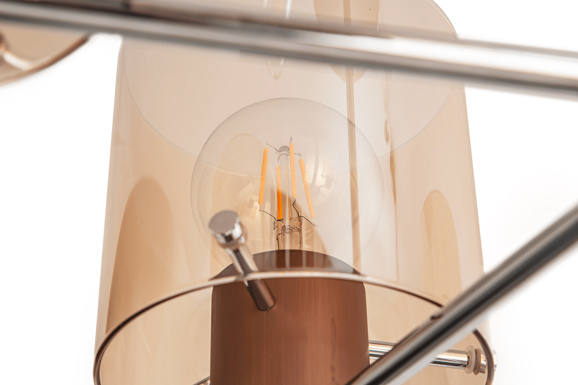 Luminosity Designs - 5 Light Fae Semi Flush Ceiling Fitting - Luminosity Designs Ltd