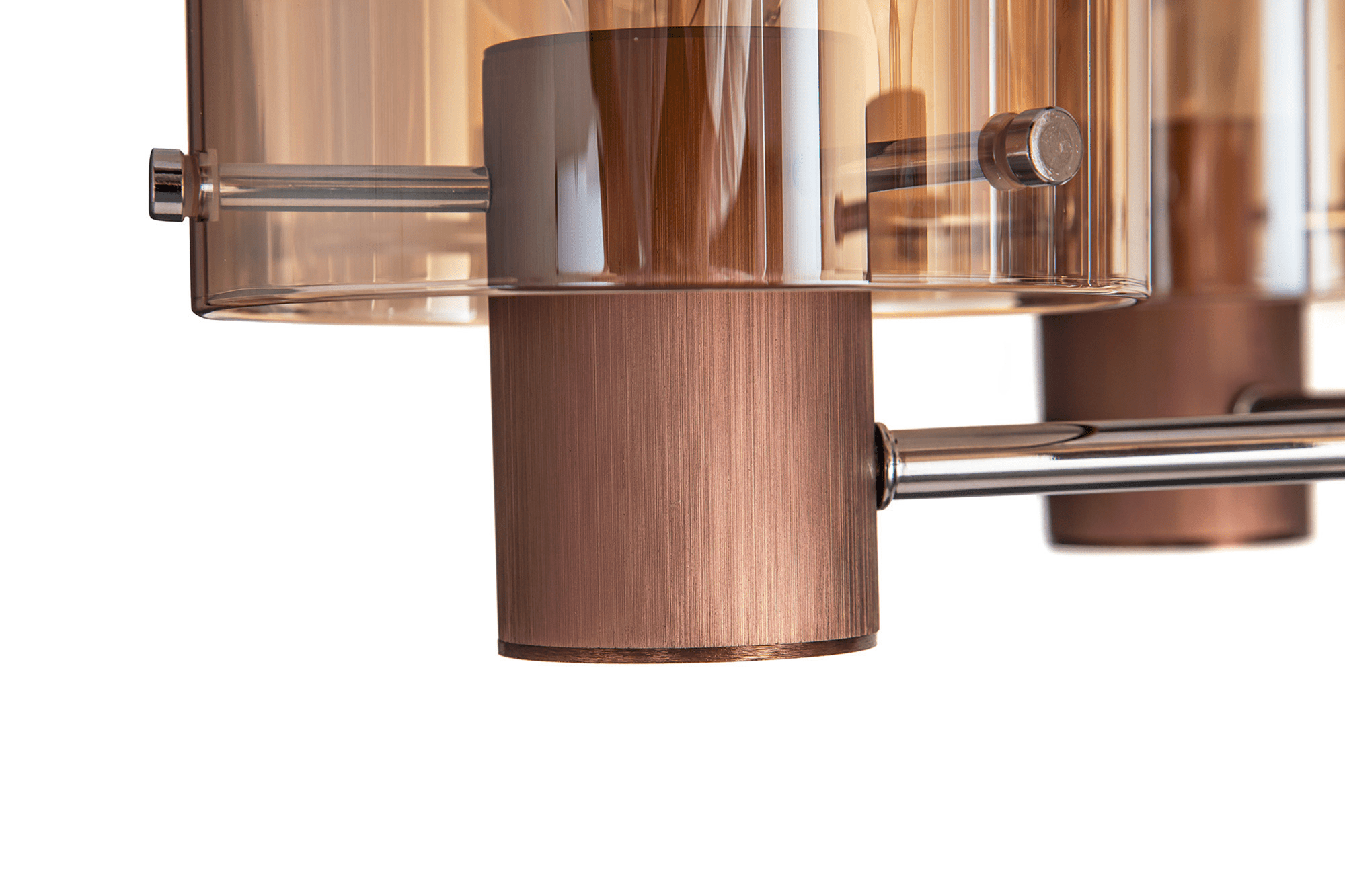 Luminosity Designs - 5 Light Fae Semi Flush Ceiling Fitting - Luminosity Designs Ltd