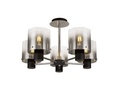 Luminosity Designs - 5 Light Fae Semi Flush Ceiling Fitting - Luminosity Designs Ltd