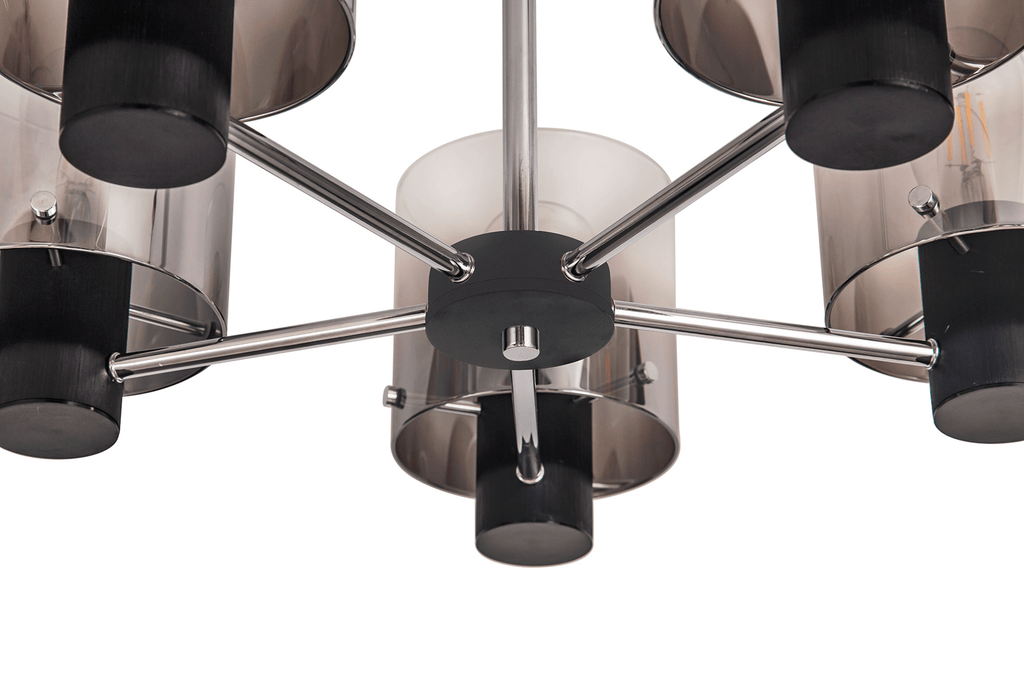 Luminosity Designs - 5 Light Fae Semi Flush Ceiling Fitting - Luminosity Designs Ltd