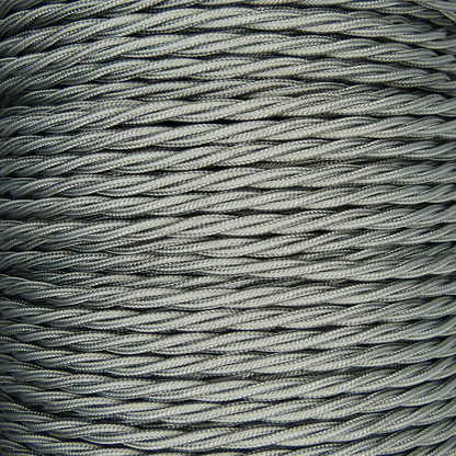 3 Core Braided and Twisted Cable for Lighting 0.75mm