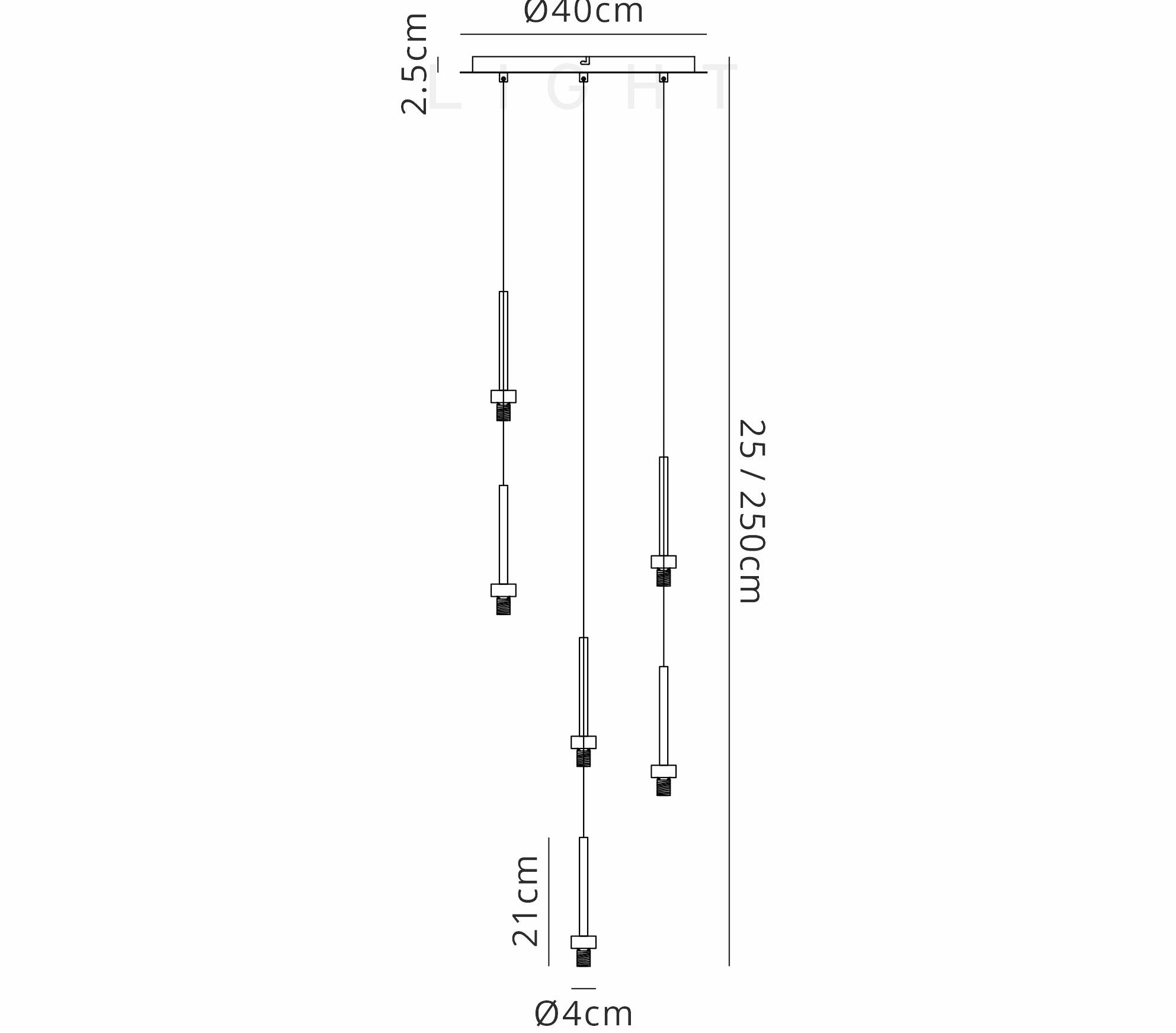 Luminosity Designs - 6 Light Baron Multi Pendant - Luminosity Designs Ltd