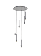 Luminosity Designs - 6 Light Baron Multi Pendant - Luminosity Designs Ltd