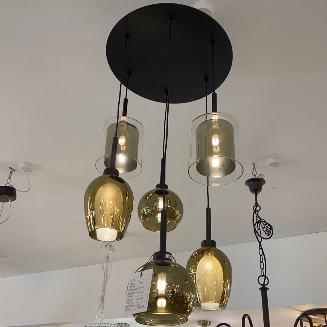 Luminosity Designs - 6 Light Baron Multi Pendant - Luminosity Designs Ltd