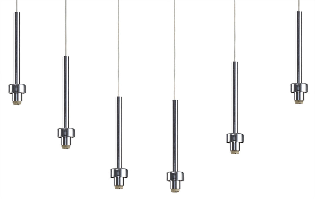 Luminosity Designs - 6 Light Baron Opulence Multi Pendant Bar - Luminosity Designs Ltd