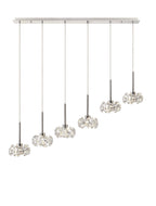 Luminosity Designs - 6 Light Baron Opulence Multi Pendant Bar - Luminosity Designs Ltd