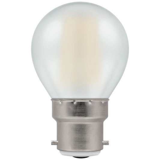 Crompton 5w PEARL Warm White 2700k Dimmable LED Round Golfball Bulb, 40w Equivalent