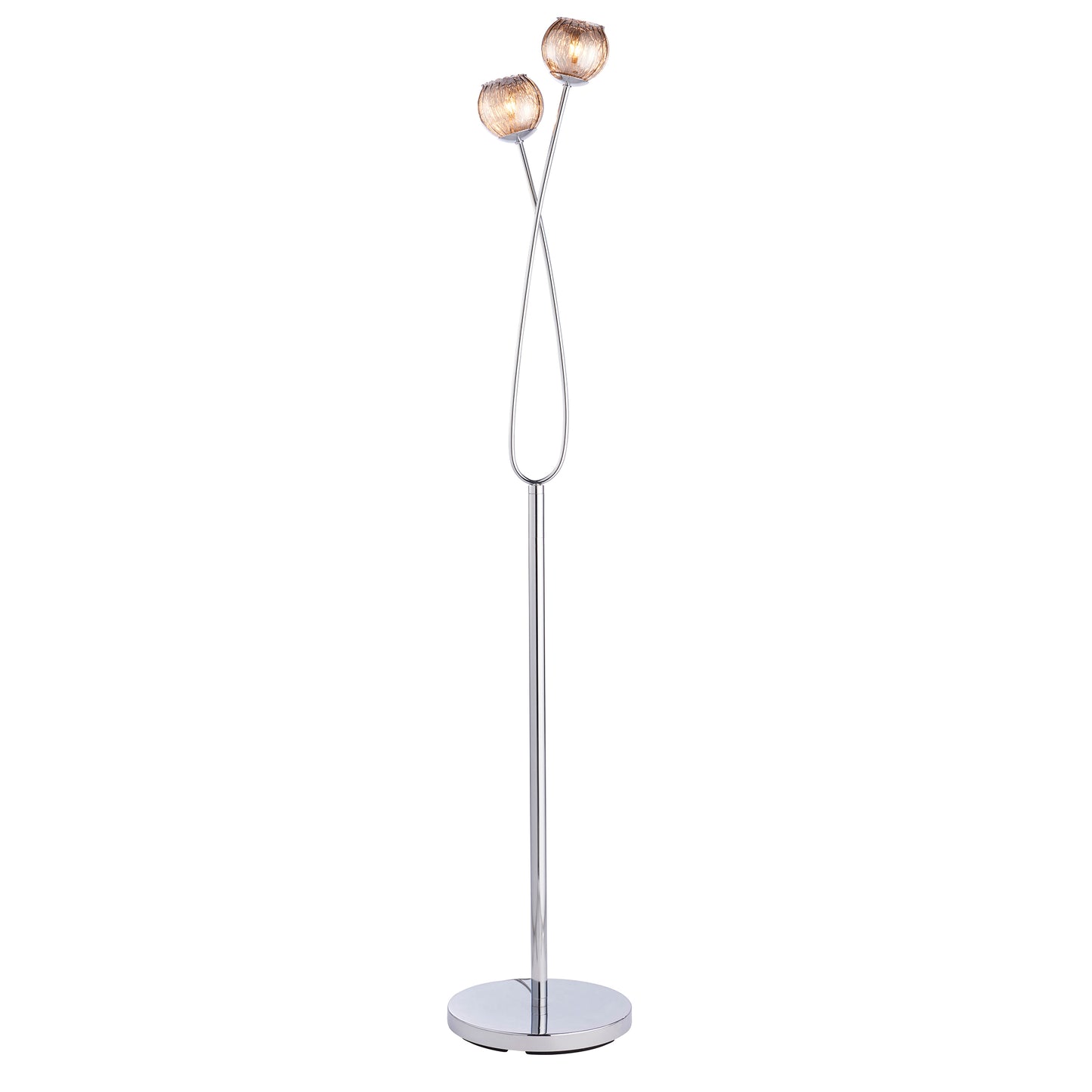 Aerith Smoke Wire Floor Lamp