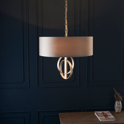 Celt 3 Light Ceiling Pendant with Shade