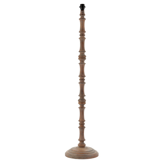 Elijah Rustic Style Wooden Floor Lamp