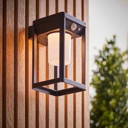 Hallam PIR Solar Wall Light