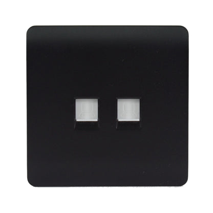 Trendi RJ11 Double Telephone Socket