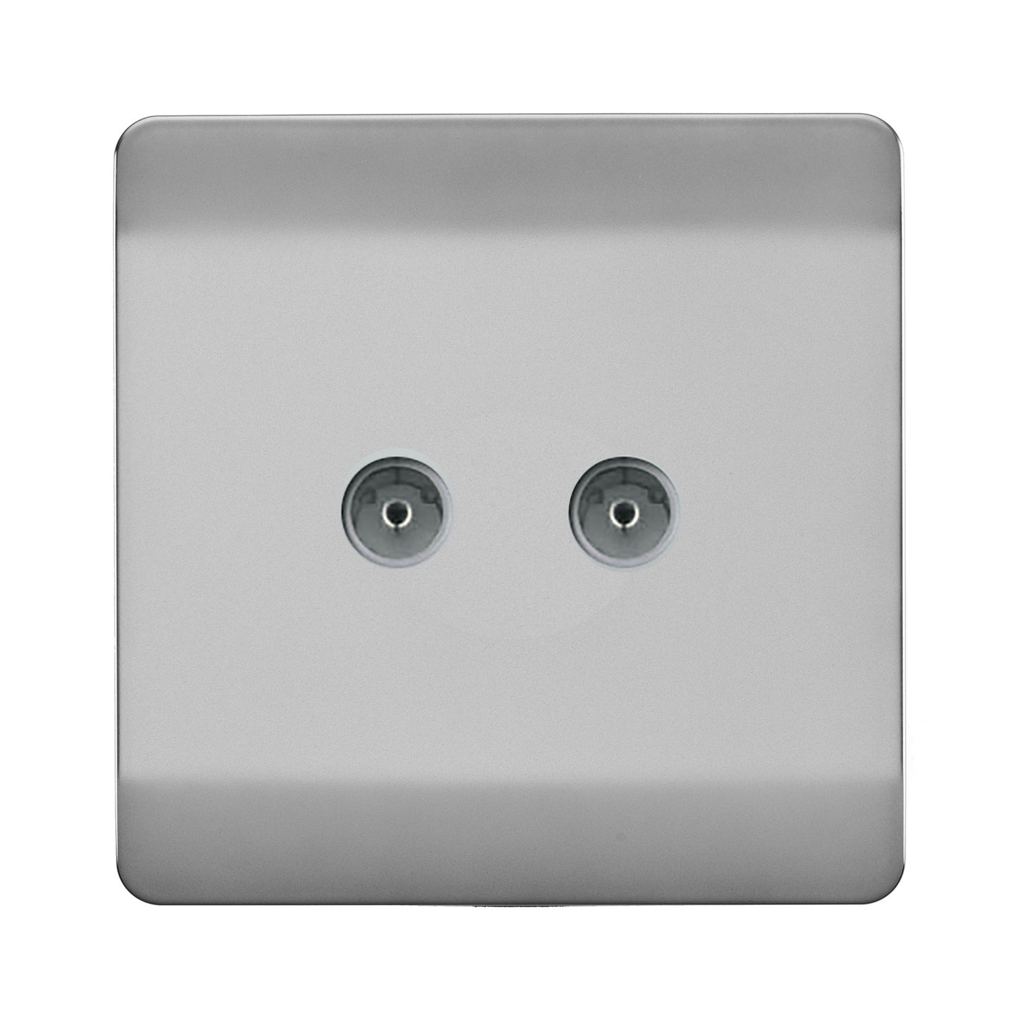 Trendi Twin Co-Ax TV Socket