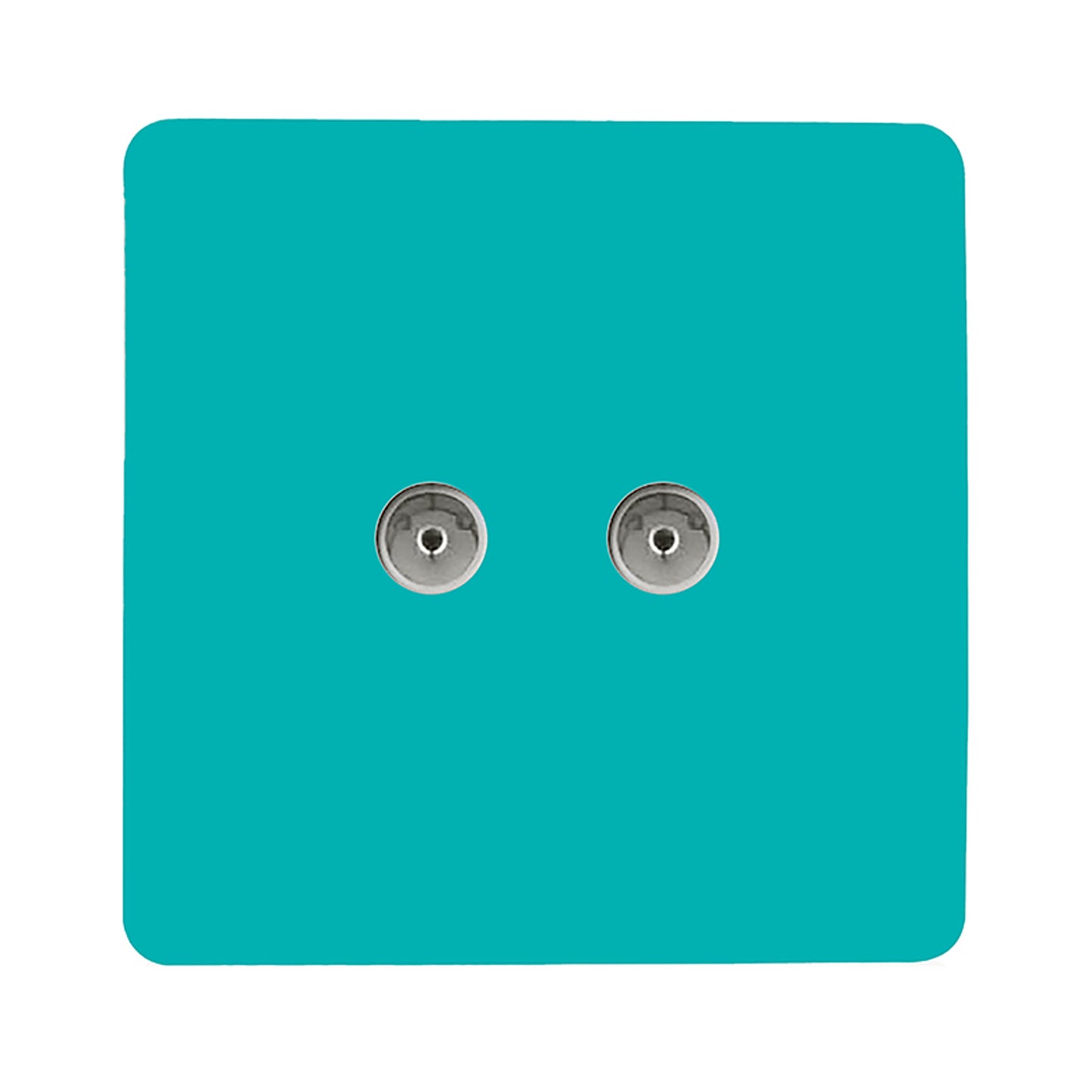 Trendi Twin Co-Ax TV Socket