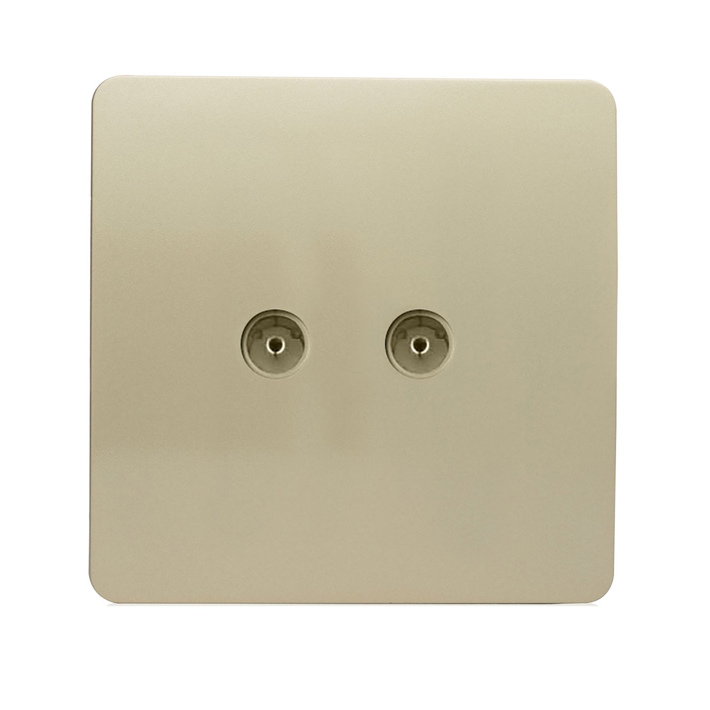 Trendi Twin Co-Ax TV Socket