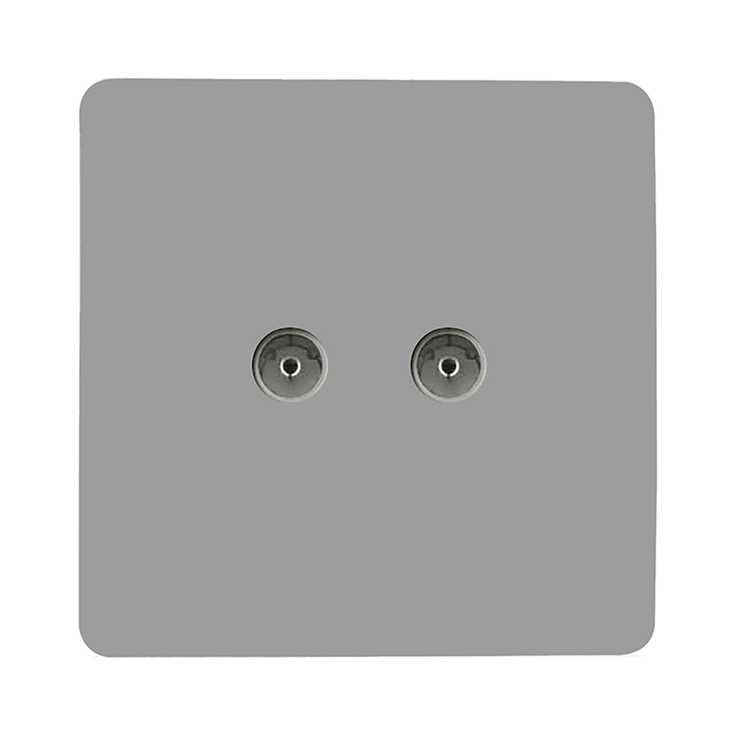 Trendi Twin Co-Ax TV Socket