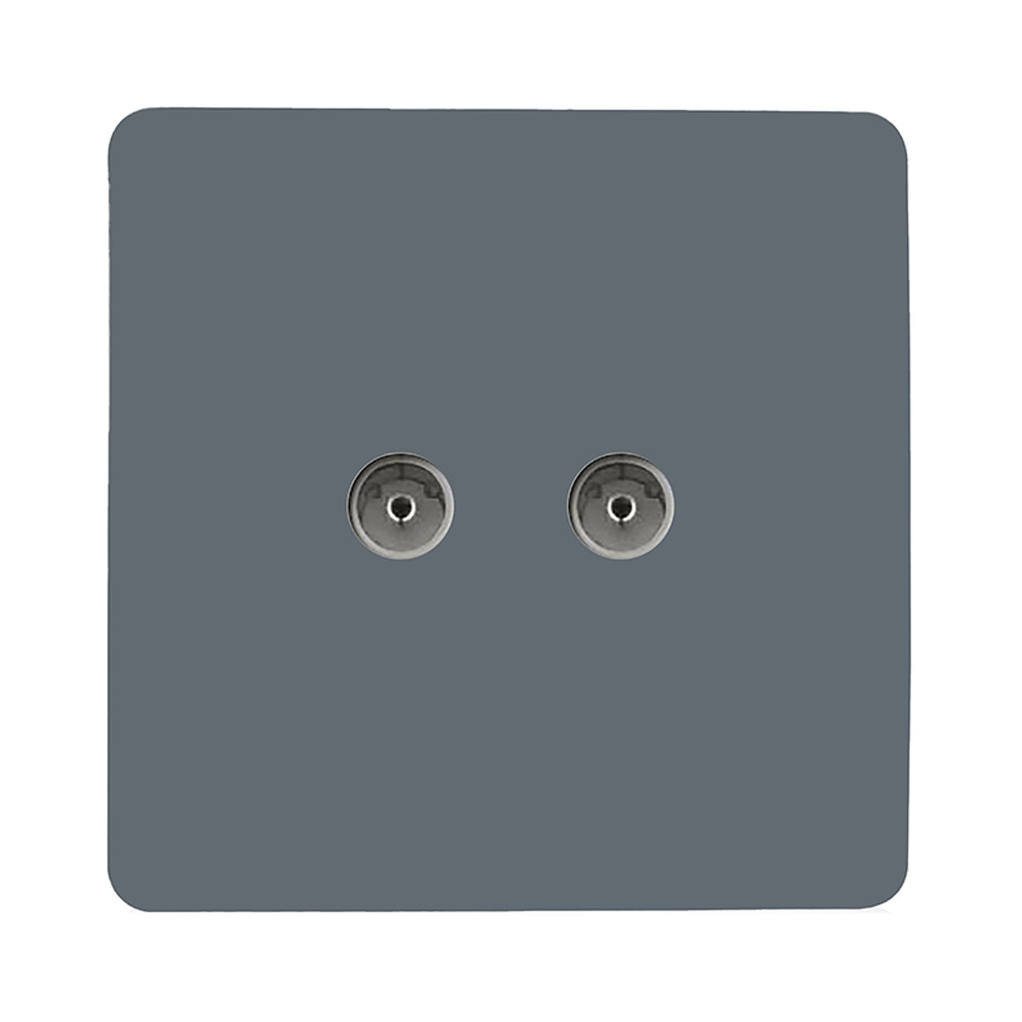 Trendi Twin Co-Ax TV Socket