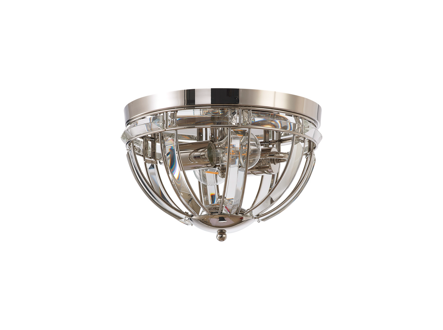 Elsa Crystal Small Flush Lantern