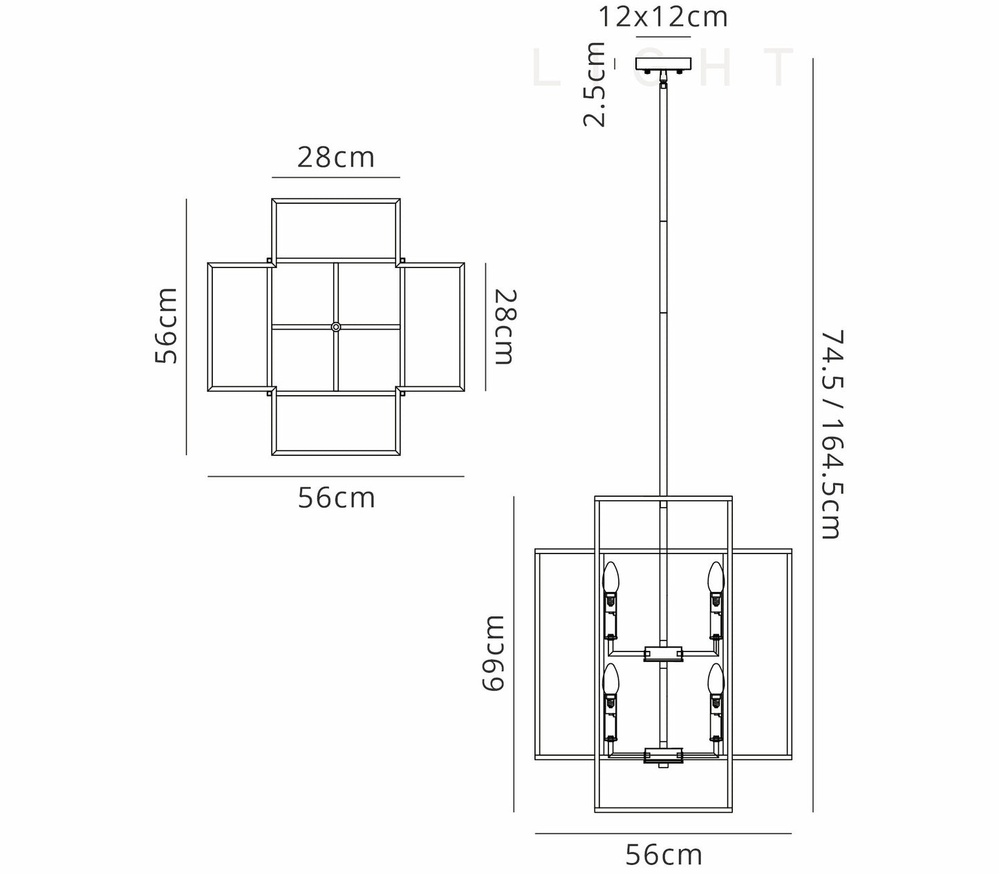 Faction Modern Geometric Lantern