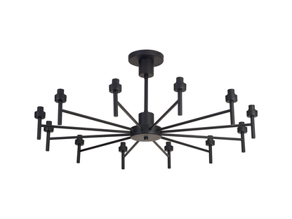 12 Light Baron Adjustable Chandelier