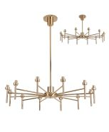 12 Light Baron Adjustable Chandelier