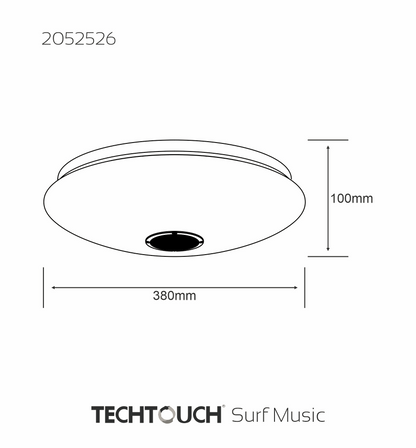 Surf Music Bluetooth Ceiling Light