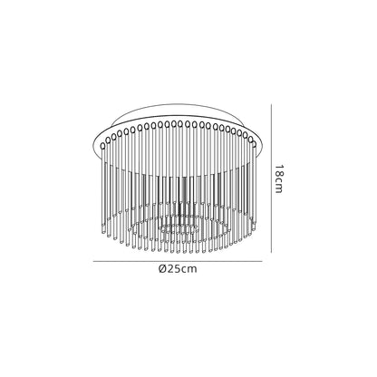 Stream Semi Flush Ceiling Light