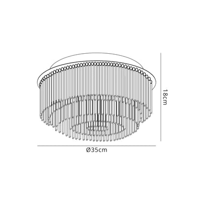 Stream Semi Flush Ceiling Light