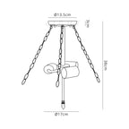 Alfred Tiffany Semi Flush