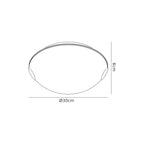 Quartz Flush Ceiling Light