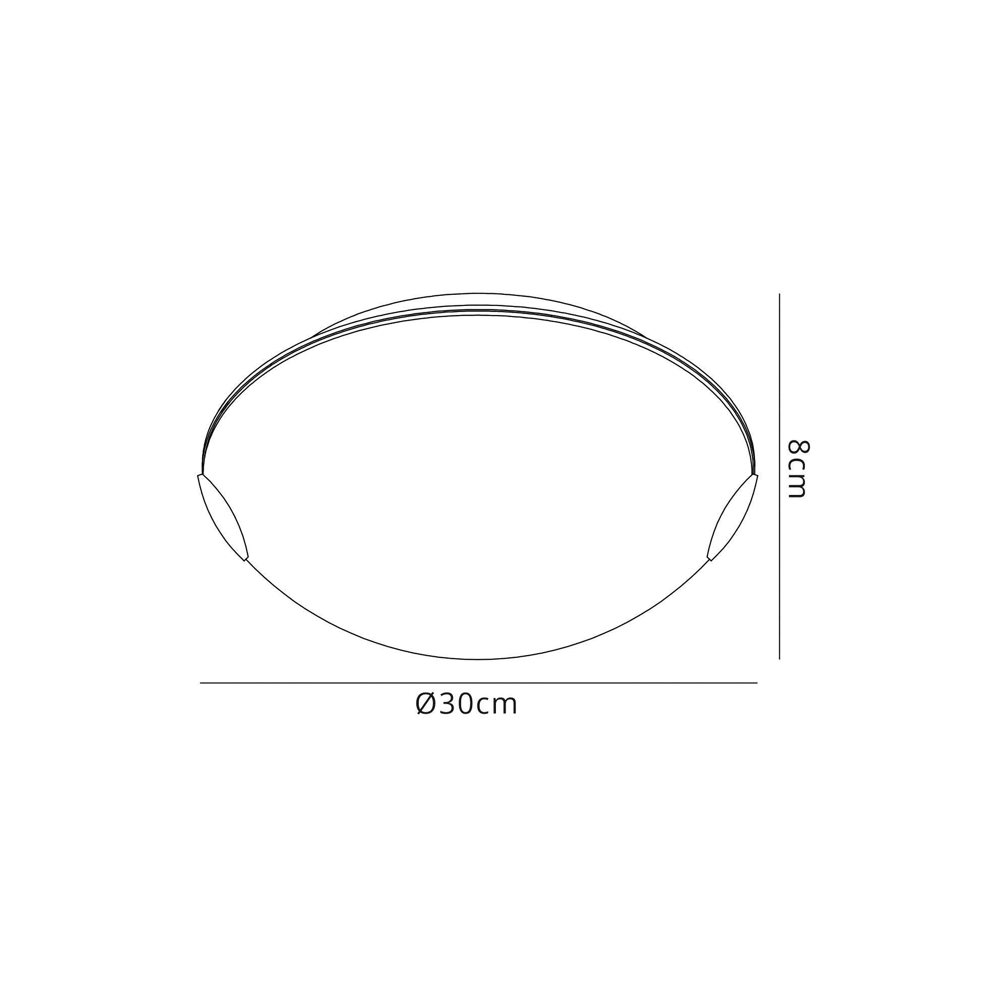 Quartz Flush Ceiling Light