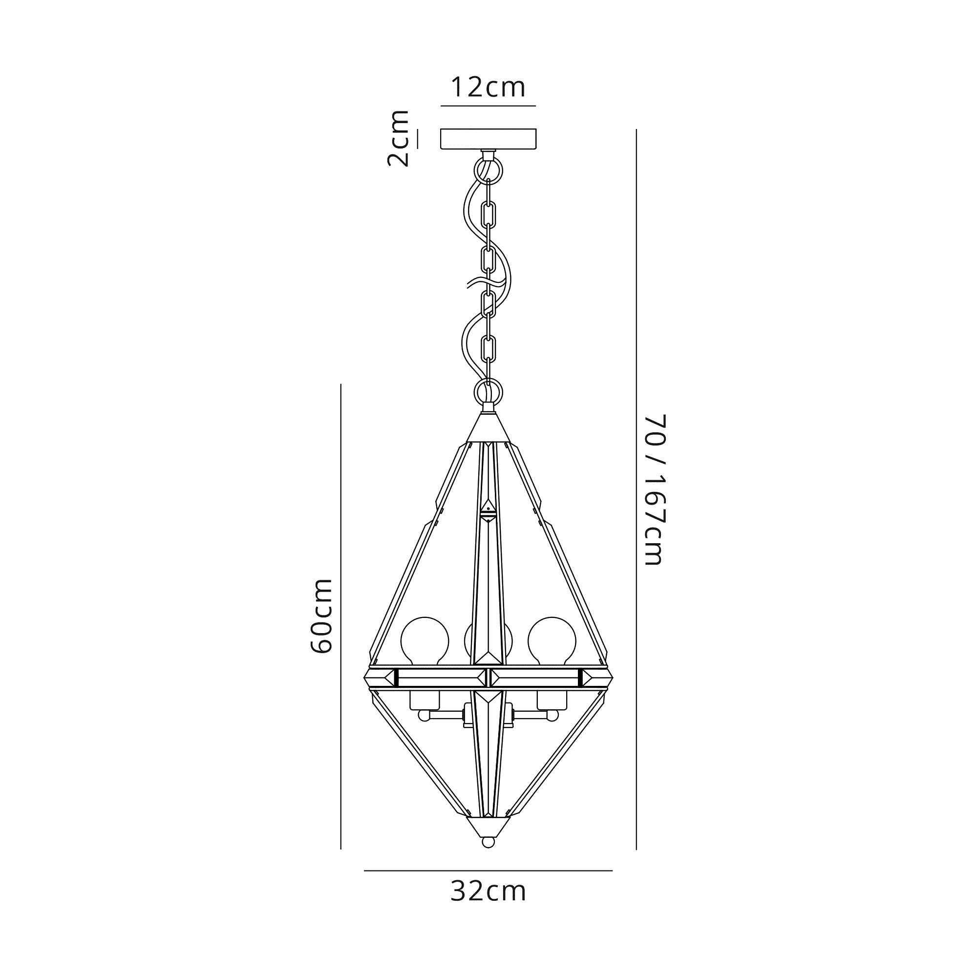 Elsa Crystal Diamond Lantern