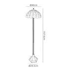 Helena Tiffany Style Floor Lamp