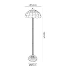 Helena Tiffany Style Floor Lamp