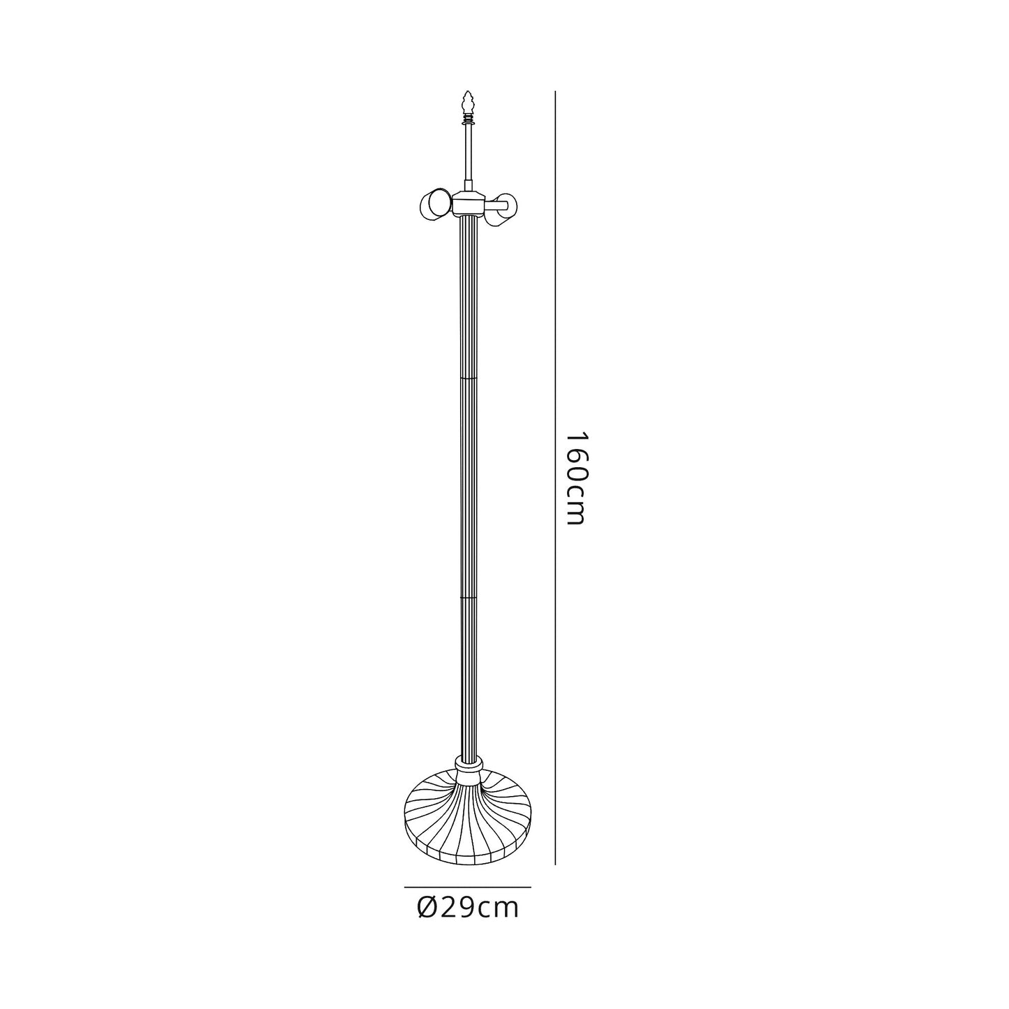 Alfred Tiffany Floor Lamp