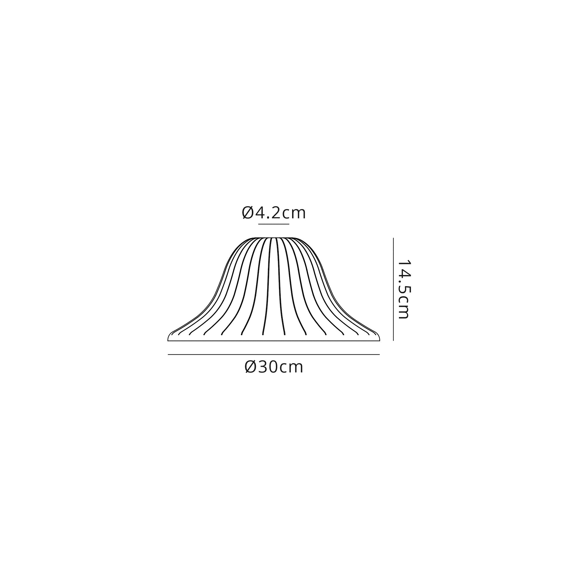 Gleam Bell Glass Lampshade