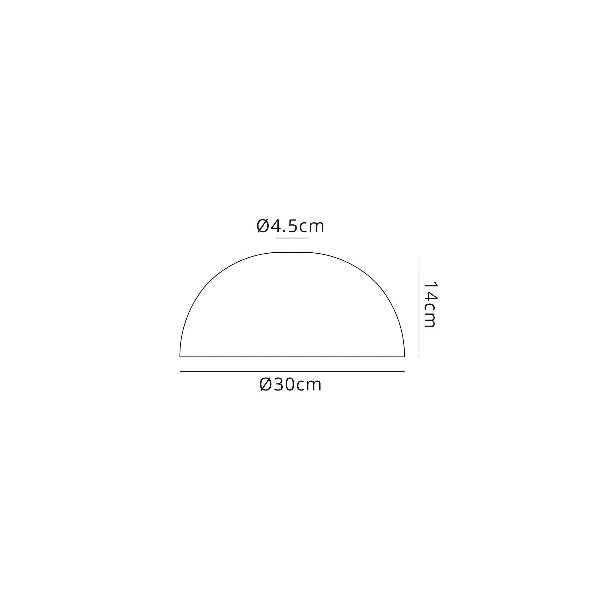 Rounded Prismatic Effect Glass Lampshade