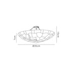 Athens Tiffany Dragonfly Uplighter Pendant