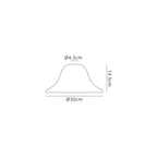 Gleam Bell Glass Lampshade