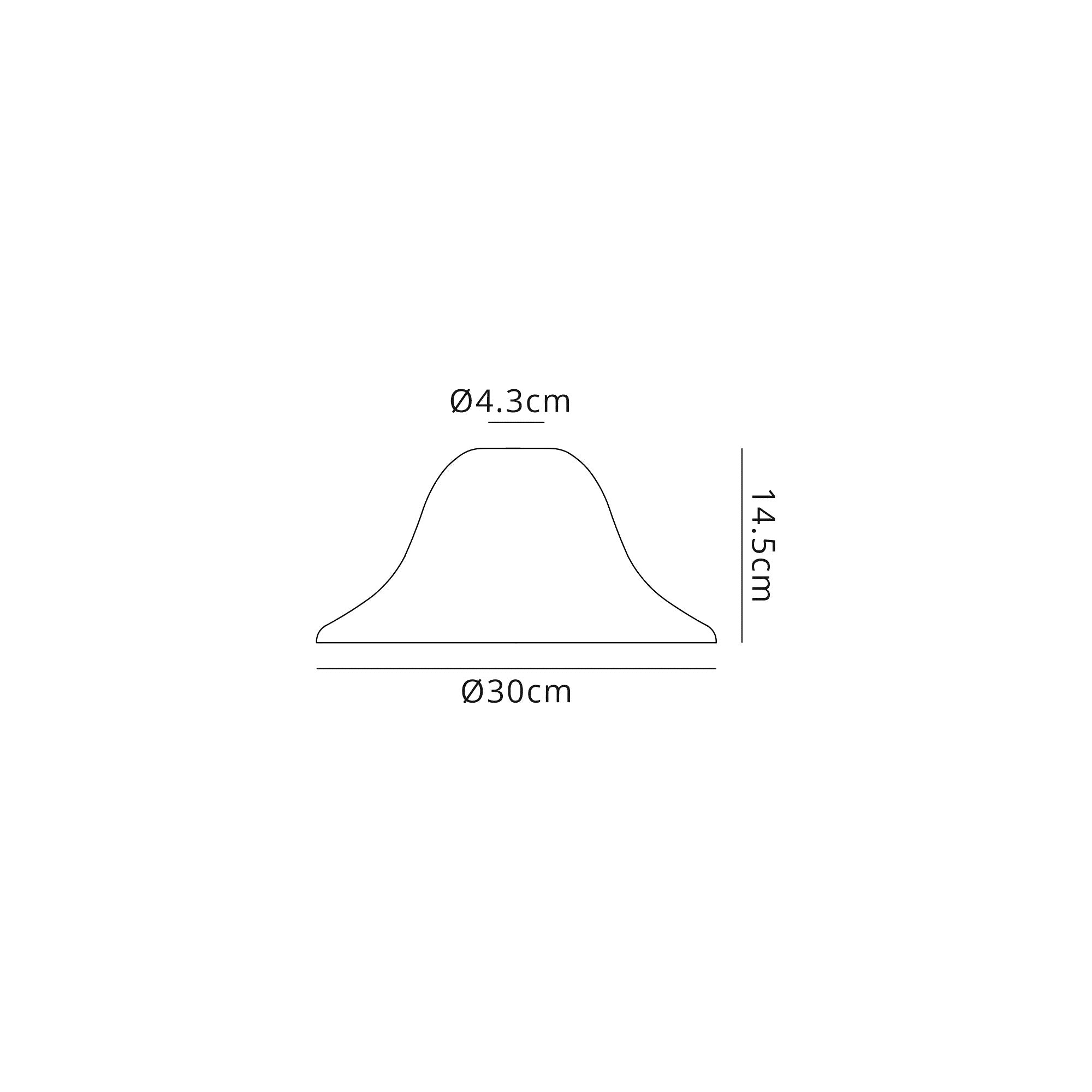 Gleam Bell Glass Lampshade