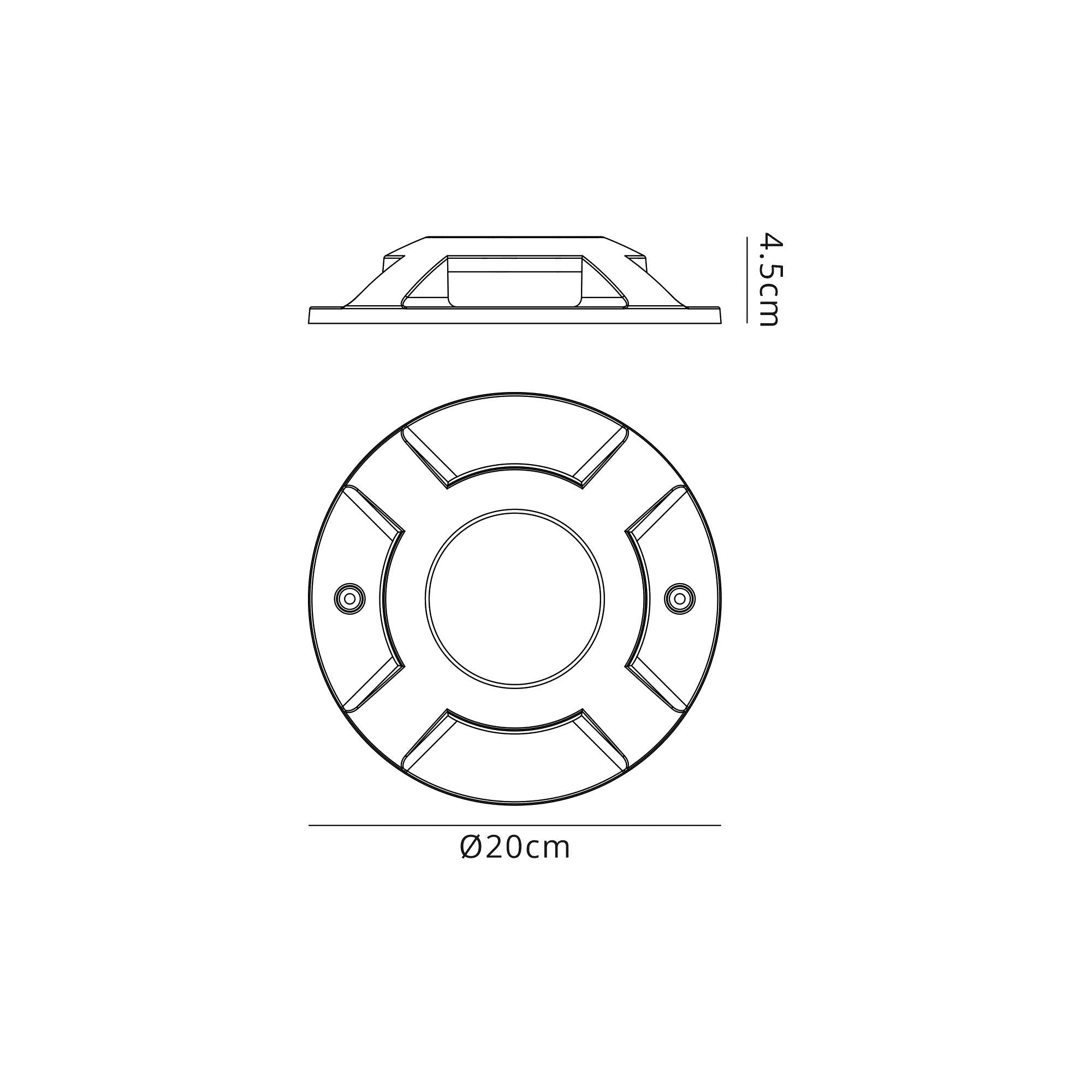 Drive Weight Resistant Floor Light
