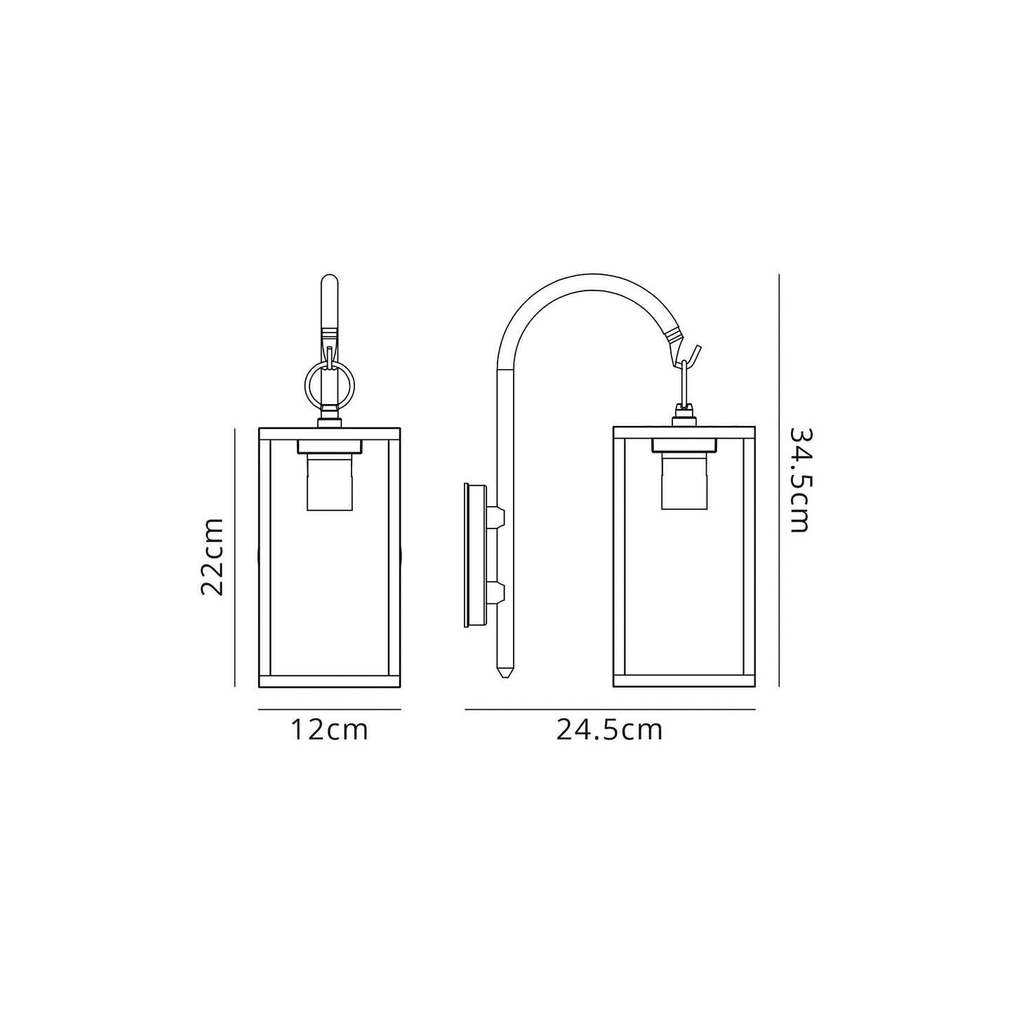 London Hanging Wall Light