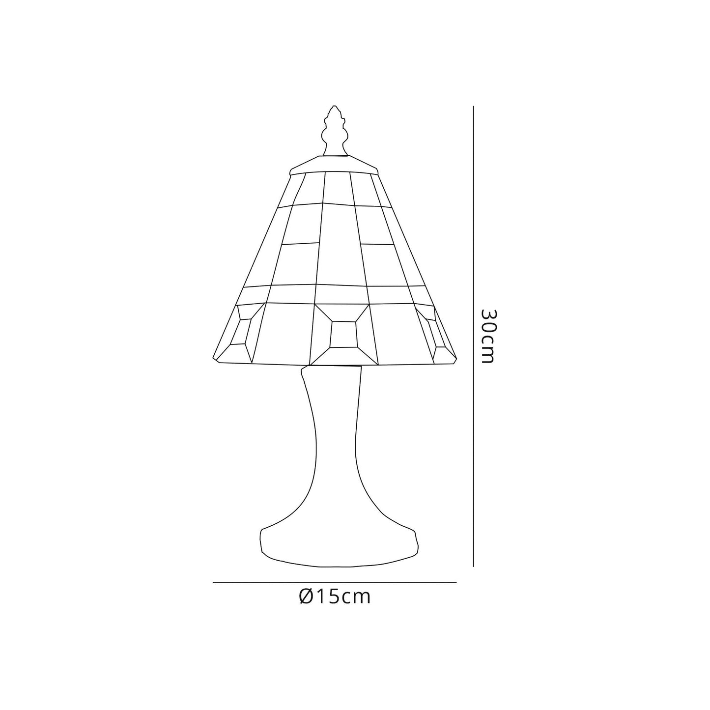 Chess Tiffany Table Lamp